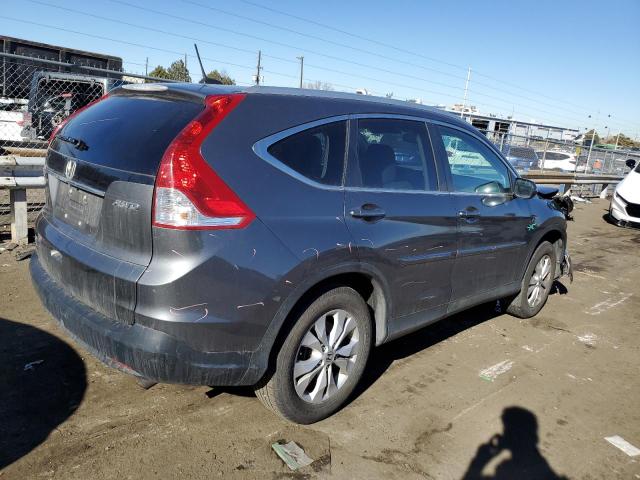 2HKRM4H76EH648277 - 2014 HONDA CR-V EXL GRAY photo 3