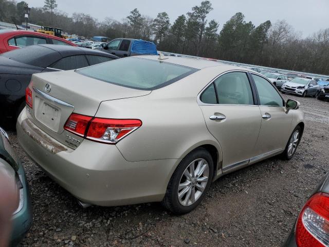 JTHBK1EG3A2387629 - 2010 LEXUS ES 350 TAN photo 3