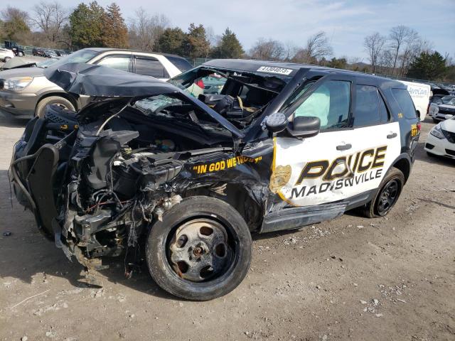 1FM5K8AR4EGA70641 - 2014 FORD EXPLORER POLICE INTERCEPTOR BLACK photo 1