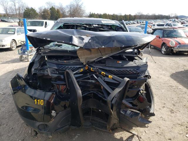 1FM5K8AR4EGA70641 - 2014 FORD EXPLORER POLICE INTERCEPTOR BLACK photo 5