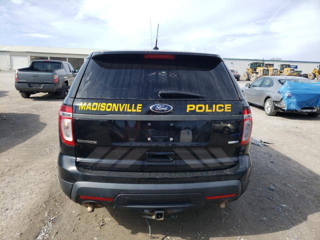 1FM5K8AR4EGA70641 - 2014 FORD EXPLORER POLICE INTERCEPTOR BLACK photo 6