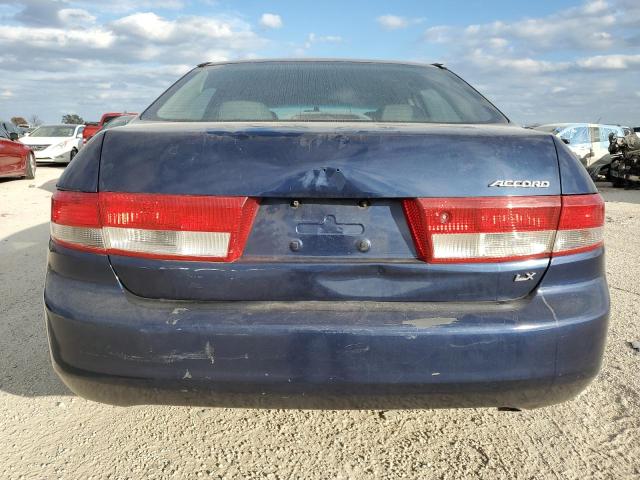 1HGCM56364A141320 - 2004 HONDA ACCORD LX BLUE photo 6