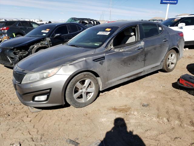 5XXGM4A77EG322338 - 2014 KIA OPTIMA LX GRAY photo 1