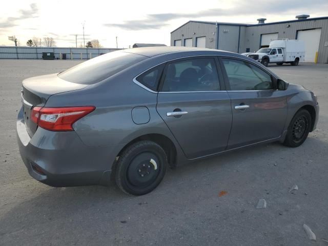 3N1AB7AP1KY266447 - 2019 NISSAN SENTRA S GRAY photo 3