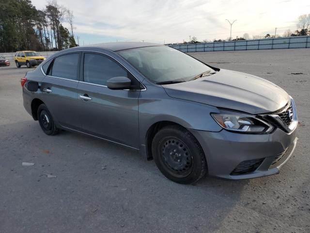 3N1AB7AP1KY266447 - 2019 NISSAN SENTRA S GRAY photo 4