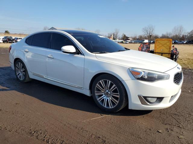 KNALN4D73F5191869 - 2015 KIA CADENZA PREMIUM WHITE photo 4