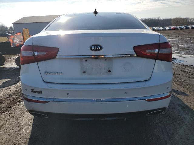 KNALN4D73F5191869 - 2015 KIA CADENZA PREMIUM WHITE photo 6