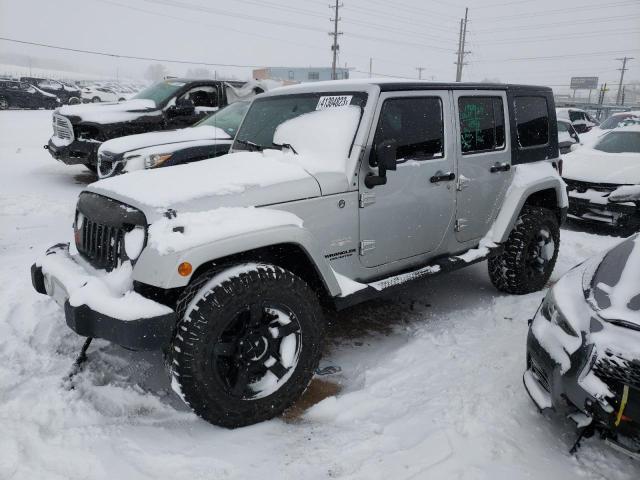 1J4BA5H10AL163631 - 2010 JEEP WRANGLER U SAHARA SILVER photo 1