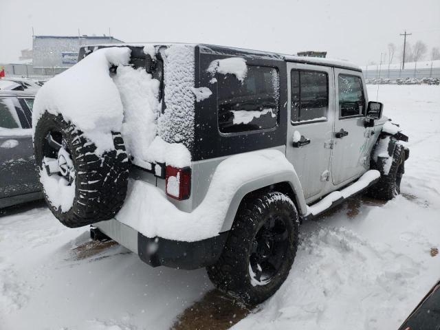 1J4BA5H10AL163631 - 2010 JEEP WRANGLER U SAHARA SILVER photo 3