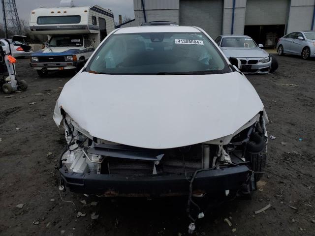 2T1BURHE6KC140628 - 2019 TOYOTA COROLLA L WHITE photo 5