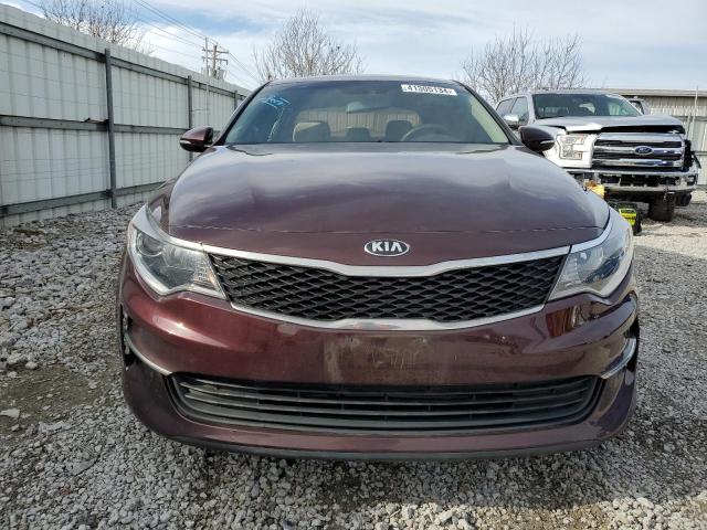 5XXGT4L32GG029172 - 2016 KIA OPTIMA LX BURGUNDY photo 5