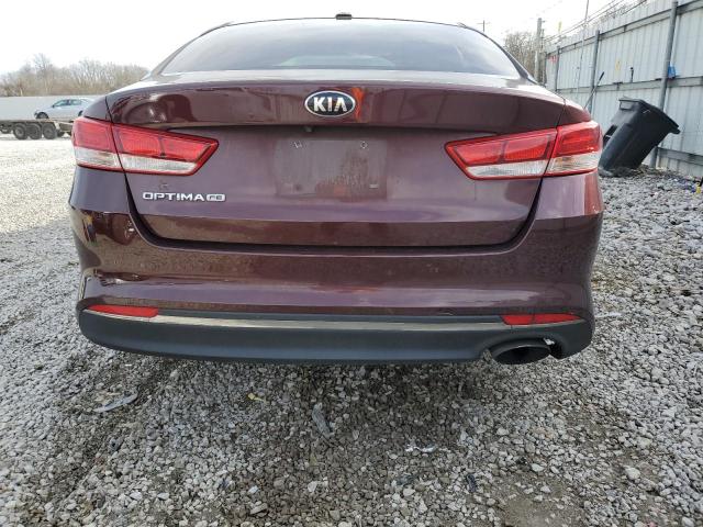 5XXGT4L32GG029172 - 2016 KIA OPTIMA LX BURGUNDY photo 6