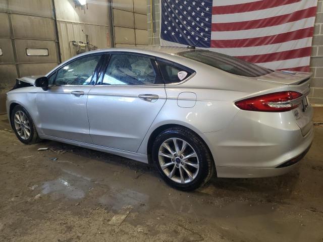 3FA6P0HDXHR252367 - 2017 FORD FUSION SE SILVER photo 2