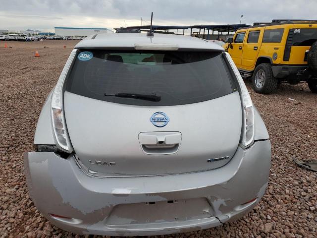 1N4AZ0CPXGC311422 - 2016 NISSAN LEAF S SILVER photo 6