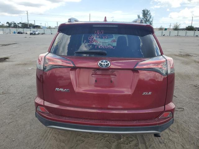 2T3WFREV9JW411623 - 2018 TOYOTA RAV4 ADVENTURE BURGUNDY photo 6