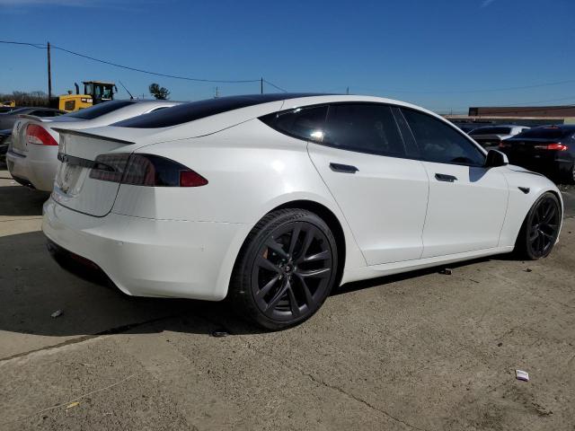 5YJSA1E53NF471441 - 2022 TESLA MODEL S 白色 照片 3