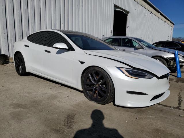 5YJSA1E53NF471441 - 2022 TESLA MODEL S 白色 照片 4