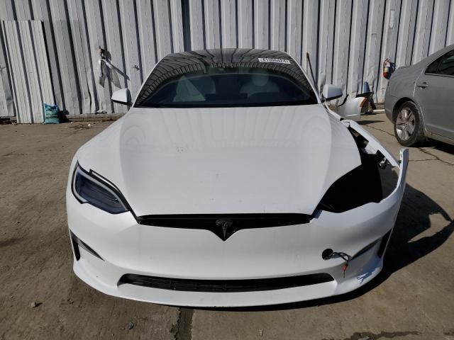 5YJSA1E53NF471441 - 2022 TESLA MODEL S 白色 照片 5