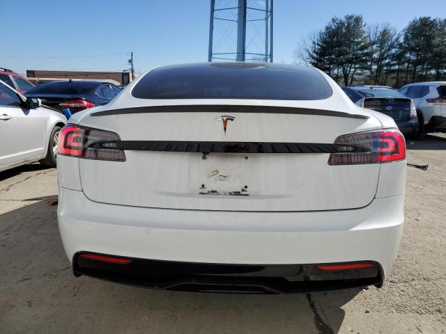 5YJSA1E53NF471441 - 2022 TESLA MODEL S 白色 照片 6