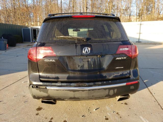 2HNYD2H49BH549599 - 2011 ACURA MDX TECHNOLOGY BLACK photo 6