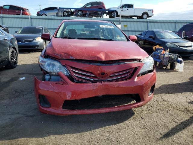 5YFBU4EE7DP140244 - 2013 TOYOTA COROLLA BASE RED photo 5