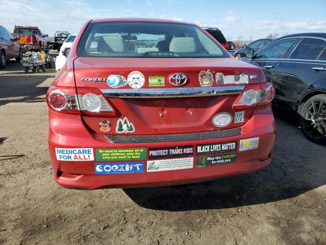 5YFBU4EE7DP140244 - 2013 TOYOTA COROLLA BASE 红色 照片 6