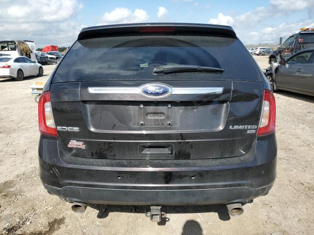 2FMDK4KC8DBC74184 - 2013 FORD EDGE LIMITED BLACK photo 6