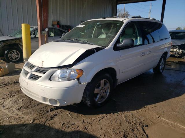 2D4GP44L25R574380 - 2005 DODGE GRAND CARA SXT WHITE photo 1