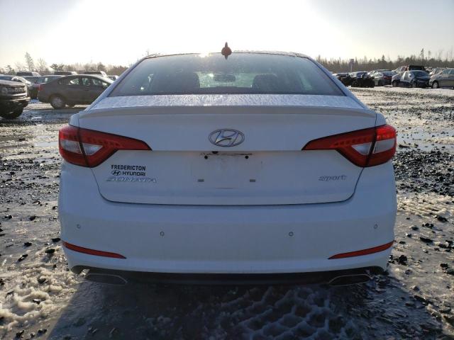 5NPE34AF3FH113329 - 2015 HYUNDAI SONATA SPORT WHITE photo 6