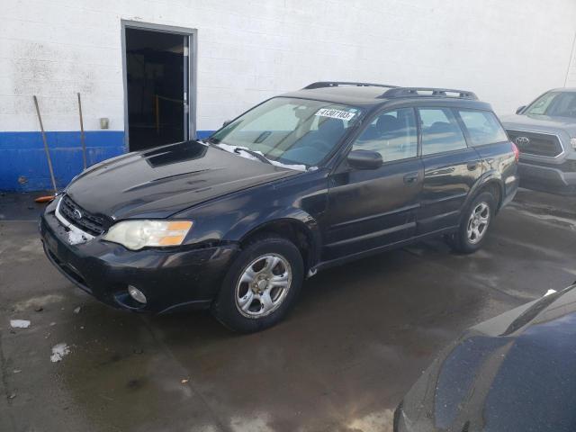 4S4BP61C177305908 - 2007 SUBARU LEGACY OUTBACK 2.5I BLACK photo 1