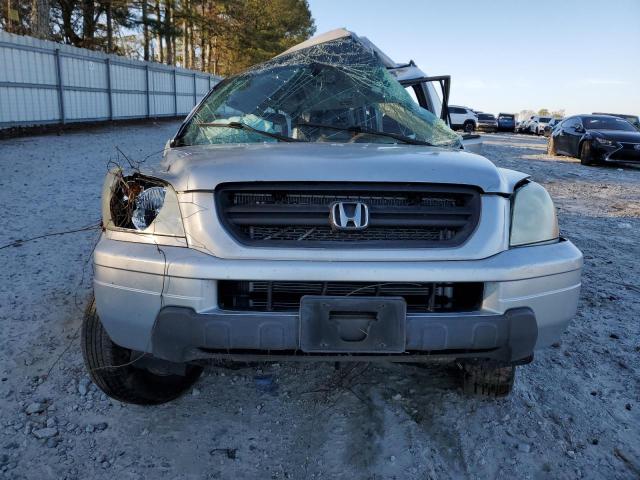 2HKYF18523H611856 - 2003 HONDA PILOT EXL SILVER photo 5