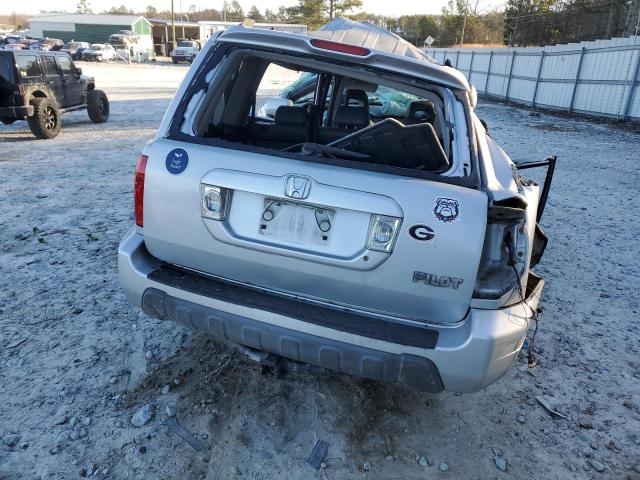 2HKYF18523H611856 - 2003 HONDA PILOT EXL SILVER photo 6