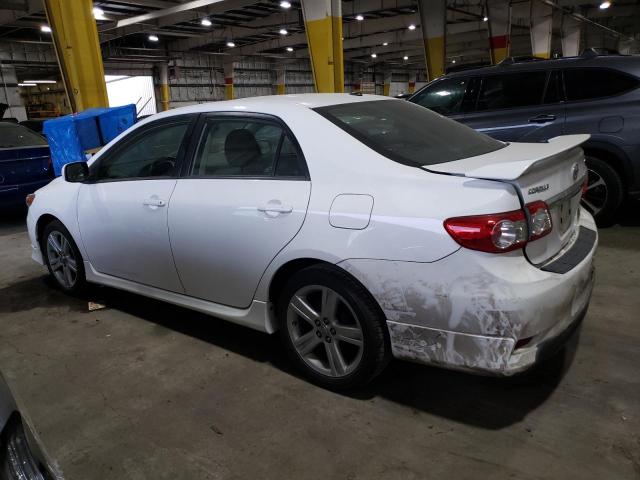 2T1BU4EE8DC121766 - 2013 TOYOTA COROLLA BASE WHITE photo 2