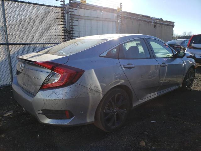 2HGFC2F85MH552882 - 2021 HONDA CIVIC SPORT SILVER photo 3