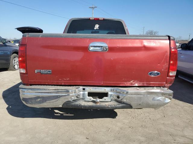 1FTZX1723YNC16682 - 2000 FORD F150 RED photo 6