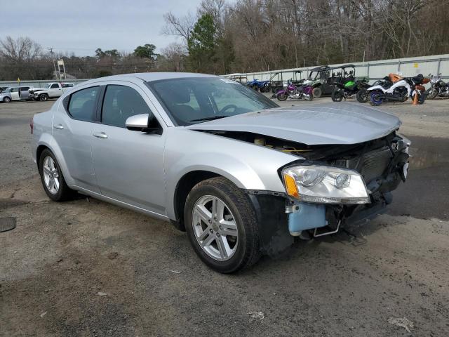 1C3CDZCB0CN142041 - 2012 DODGE AVENGER SXT SILVER photo 4