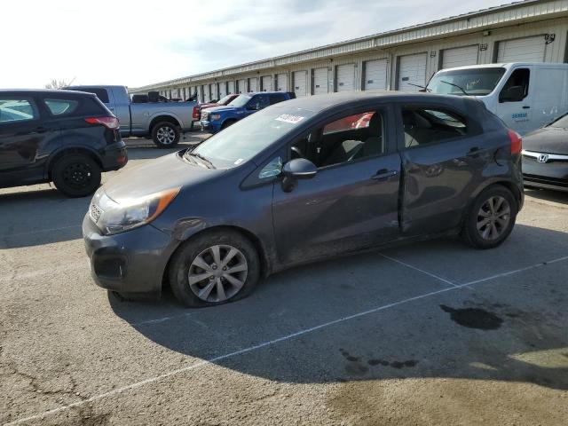 KNADN5A30F6457614 - 2015 KIA RIO EX GRAY photo 1