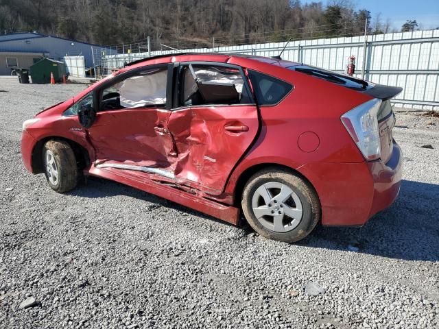 JTDKN3DU0B0266484 - 2011 TOYOTA PRIUS RED photo 2