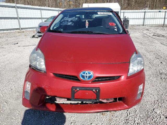 JTDKN3DU0B0266484 - 2011 TOYOTA PRIUS RED photo 5