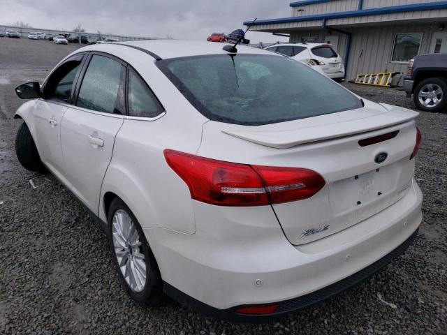 1FADP3J24JL294121 - 2018 FORD FOCUS TITANIUM WHITE photo 2