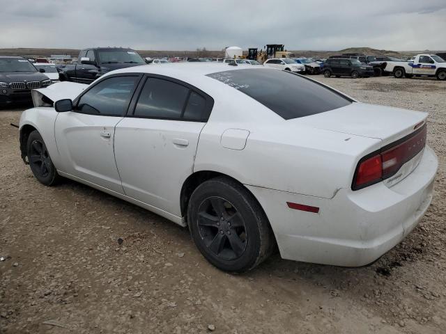 2C3CDXBGXDH558450 - 2013 DODGE CHARGER SE WHITE photo 2