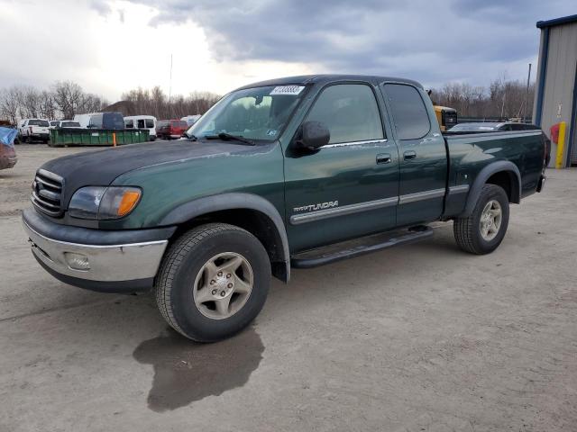 5TBRN34131S137969 - 2001 TOYOTA TUNDRA ACCESS CAB SR5 GREEN photo 1