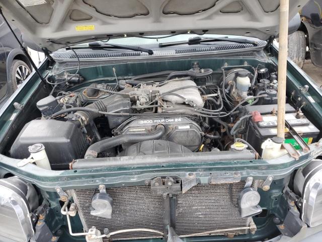 5TBRN34131S137969 - 2001 TOYOTA TUNDRA ACCESS CAB SR5 GREEN photo 11