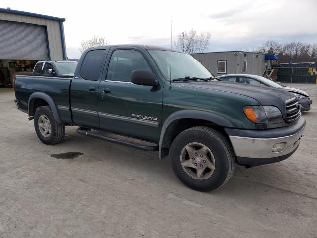 5TBRN34131S137969 - 2001 TOYOTA TUNDRA ACCESS CAB SR5 GREEN photo 4