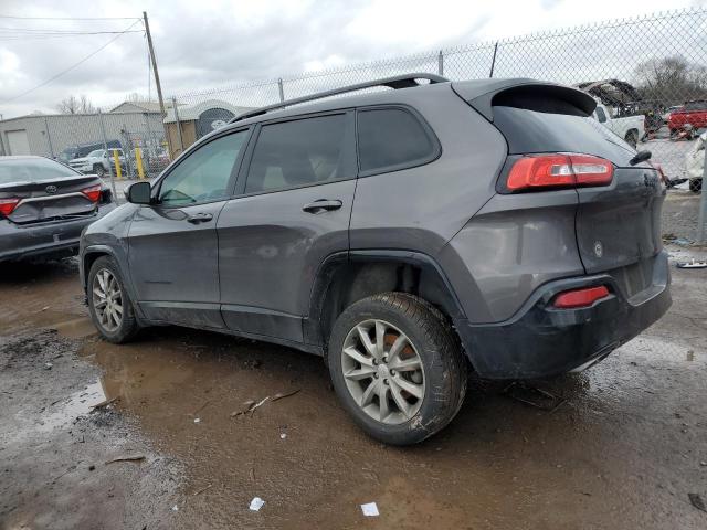 1C4PJLCX0JD587624 - 2018 JEEP CHEROKEE LATITUDE GRAY photo 2