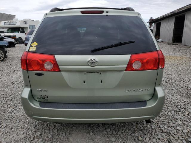 5TDKK4CC5AS324768 - 2010 TOYOTA SIENNA CE GREEN photo 6