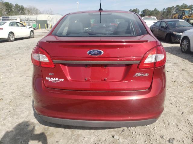 3FADP4BJ1DM164442 - 2013 FORD FIESTA SE RED photo 6