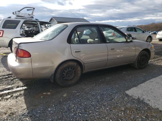 2T1BR12E72C572446 - 2002 TOYOTA COROLLA CE BEIGE photo 3