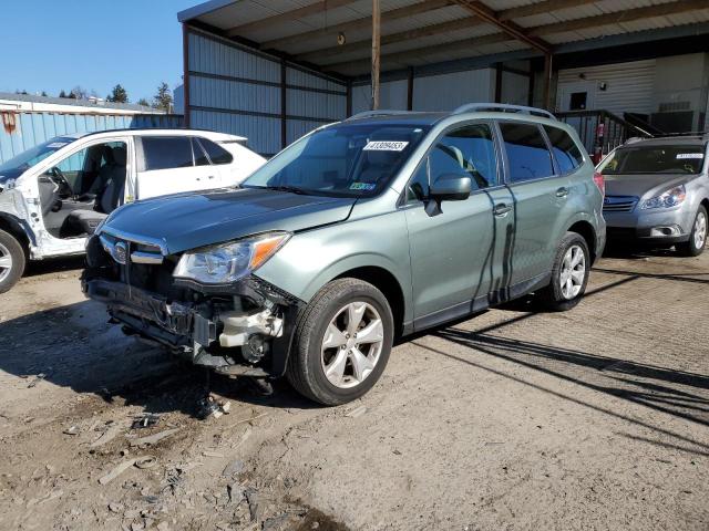 JF2SJAHC0FH478845 - 2015 SUBARU FORESTER 2.5I LIMITED GREEN photo 1