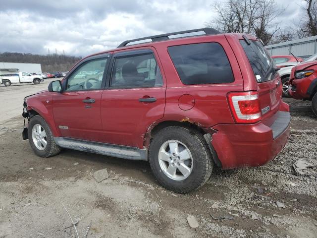 1FMCU931X8KC93461 - 2008 FORD ESCAPE XLT RED photo 2